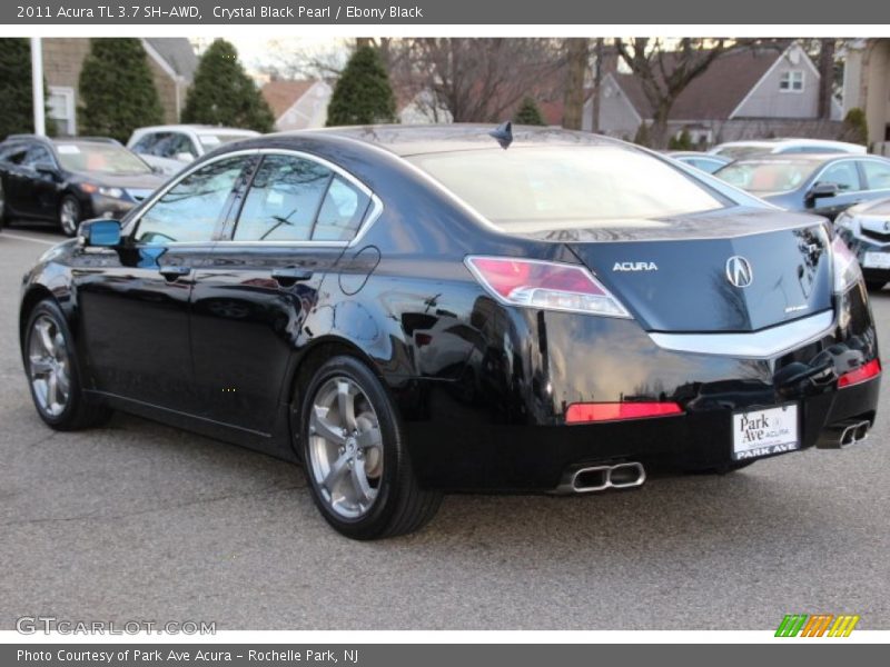 Crystal Black Pearl / Ebony Black 2011 Acura TL 3.7 SH-AWD