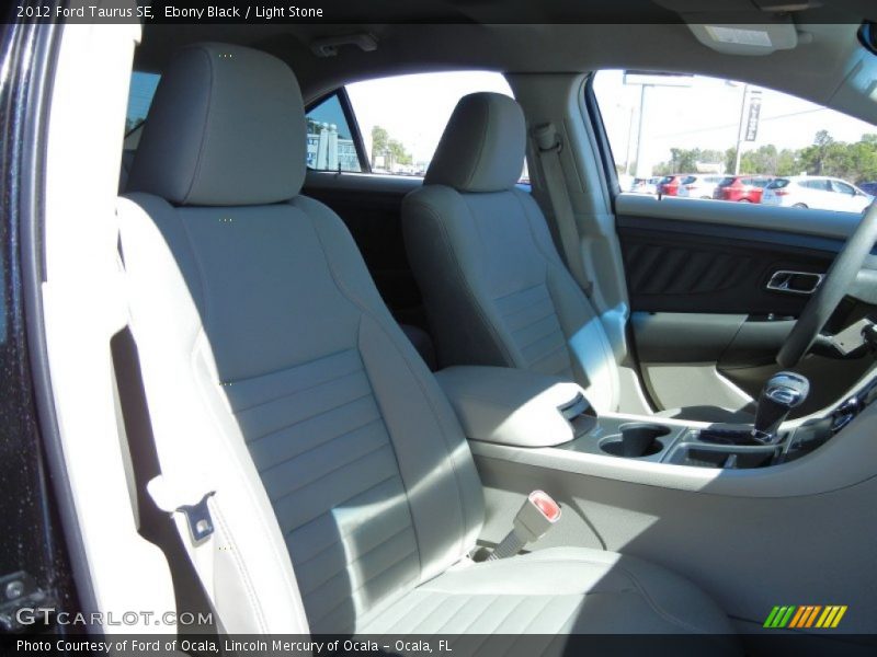 Ebony Black / Light Stone 2012 Ford Taurus SE