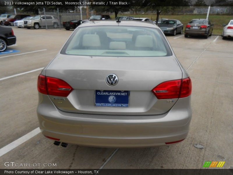 Moonrock Silver Metallic / Titan Black 2013 Volkswagen Jetta TDI Sedan