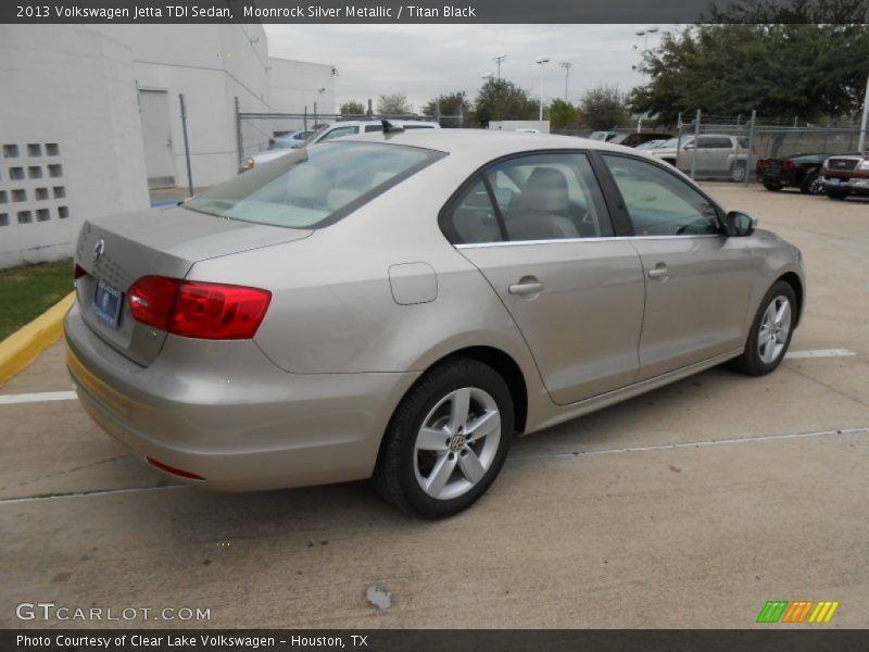 Moonrock Silver Metallic / Titan Black 2013 Volkswagen Jetta TDI Sedan