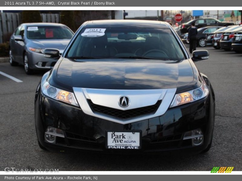 Crystal Black Pearl / Ebony Black 2011 Acura TL 3.7 SH-AWD