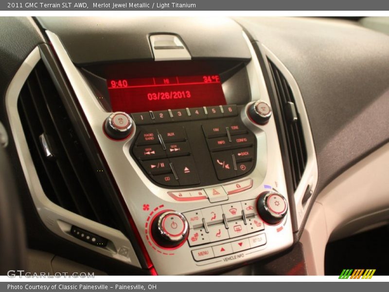 Merlot Jewel Metallic / Light Titanium 2011 GMC Terrain SLT AWD