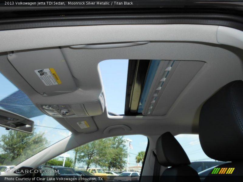 Moonrock Silver Metallic / Titan Black 2013 Volkswagen Jetta TDI Sedan
