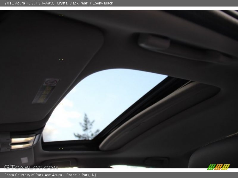 Crystal Black Pearl / Ebony Black 2011 Acura TL 3.7 SH-AWD