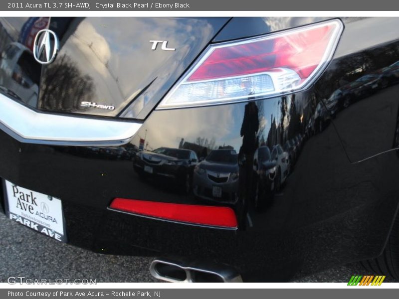 Crystal Black Pearl / Ebony Black 2011 Acura TL 3.7 SH-AWD