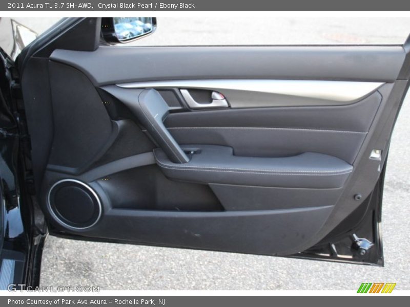 Crystal Black Pearl / Ebony Black 2011 Acura TL 3.7 SH-AWD