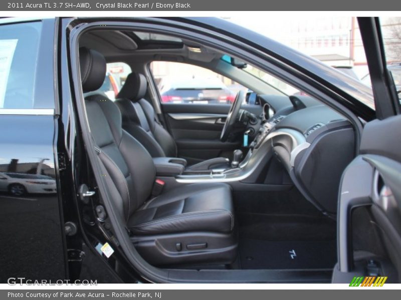 Crystal Black Pearl / Ebony Black 2011 Acura TL 3.7 SH-AWD