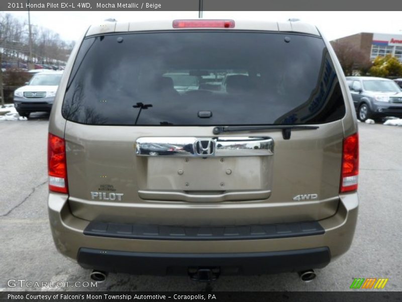 Mocha Metallic / Beige 2011 Honda Pilot EX-L 4WD