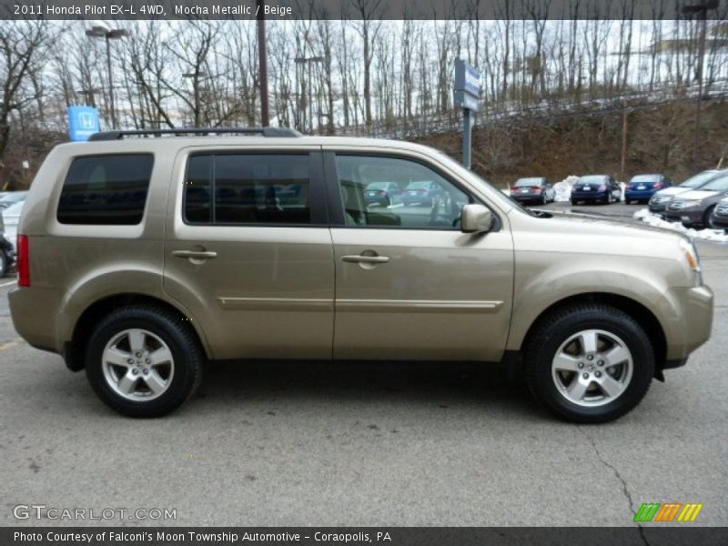 Mocha Metallic / Beige 2011 Honda Pilot EX-L 4WD