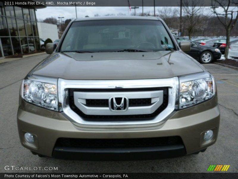 Mocha Metallic / Beige 2011 Honda Pilot EX-L 4WD
