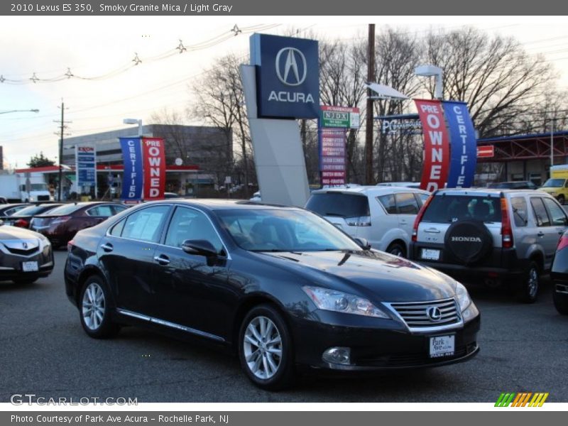Smoky Granite Mica / Light Gray 2010 Lexus ES 350