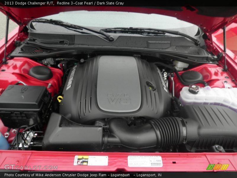  2013 Challenger R/T Engine - 5.7 Liter HEMI OHV 16-Valve VVT V8