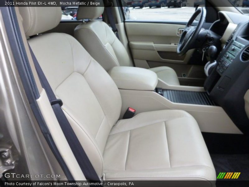 Mocha Metallic / Beige 2011 Honda Pilot EX-L 4WD