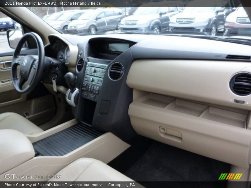 Mocha Metallic / Beige 2011 Honda Pilot EX-L 4WD