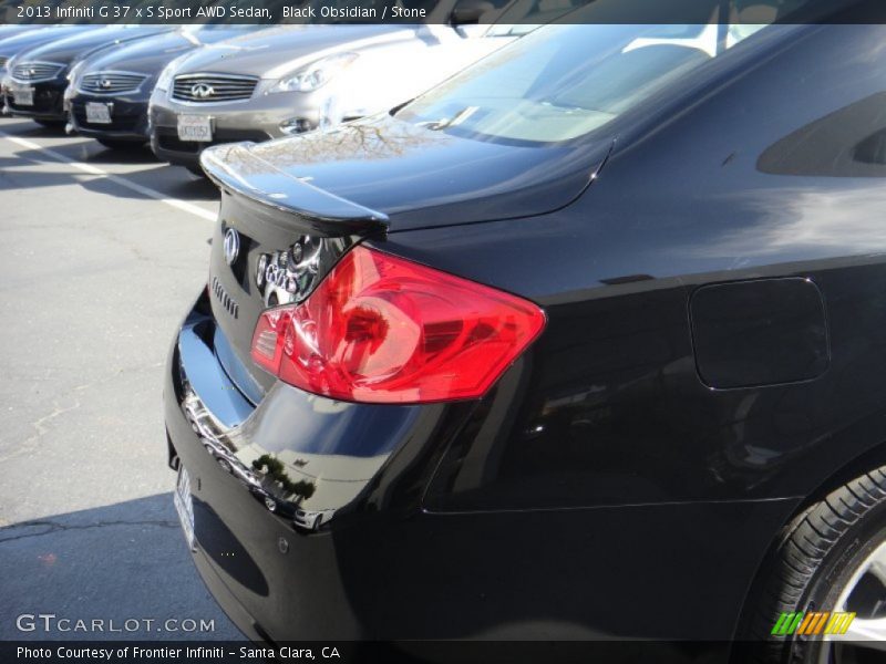 Black Obsidian / Stone 2013 Infiniti G 37 x S Sport AWD Sedan