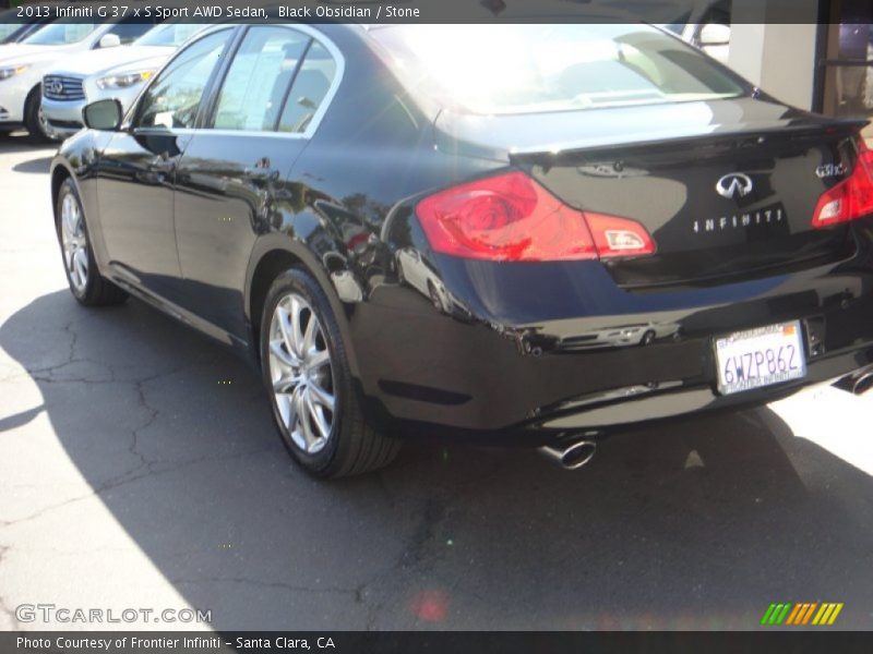 Black Obsidian / Stone 2013 Infiniti G 37 x S Sport AWD Sedan