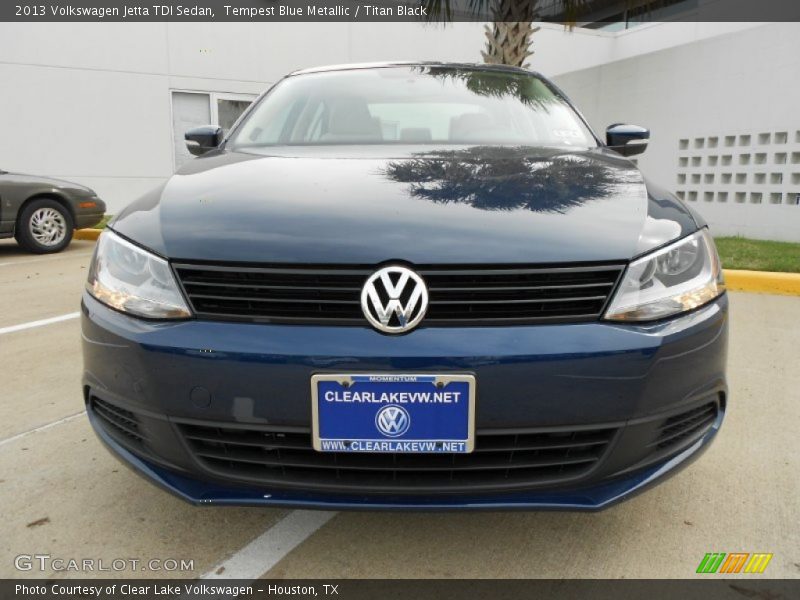 Tempest Blue Metallic / Titan Black 2013 Volkswagen Jetta TDI Sedan