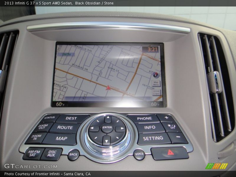 Navigation of 2013 G 37 x S Sport AWD Sedan