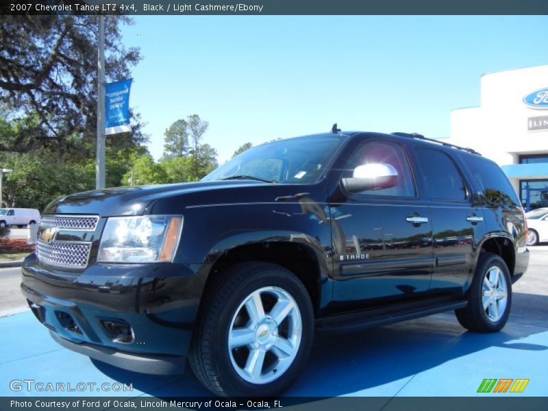 Black / Light Cashmere/Ebony 2007 Chevrolet Tahoe LTZ 4x4