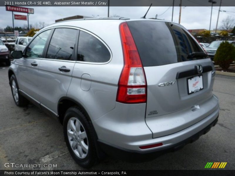 Alabaster Silver Metallic / Gray 2011 Honda CR-V SE 4WD