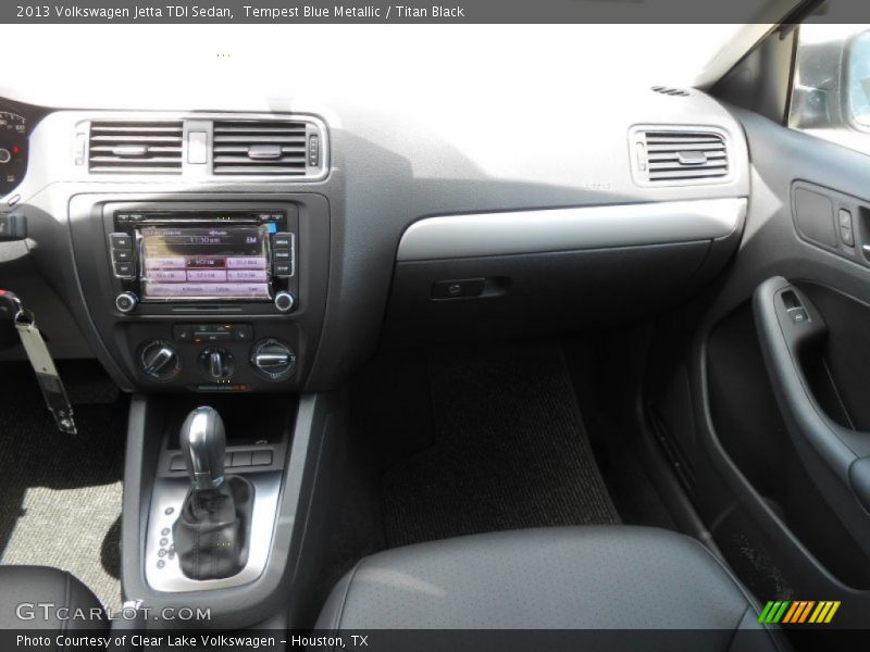 Tempest Blue Metallic / Titan Black 2013 Volkswagen Jetta TDI Sedan