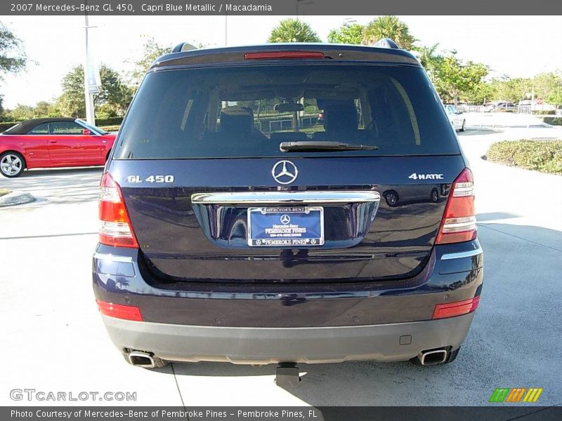 Capri Blue Metallic / Macadamia 2007 Mercedes-Benz GL 450