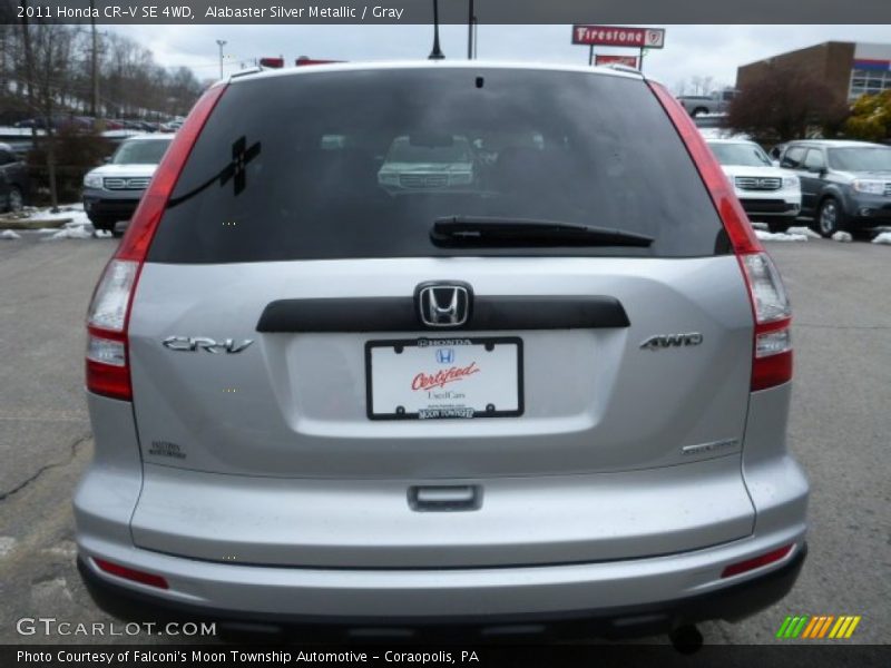 Alabaster Silver Metallic / Gray 2011 Honda CR-V SE 4WD