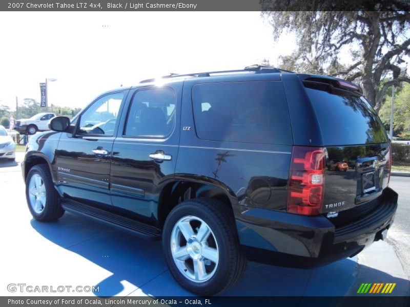 Black / Light Cashmere/Ebony 2007 Chevrolet Tahoe LTZ 4x4