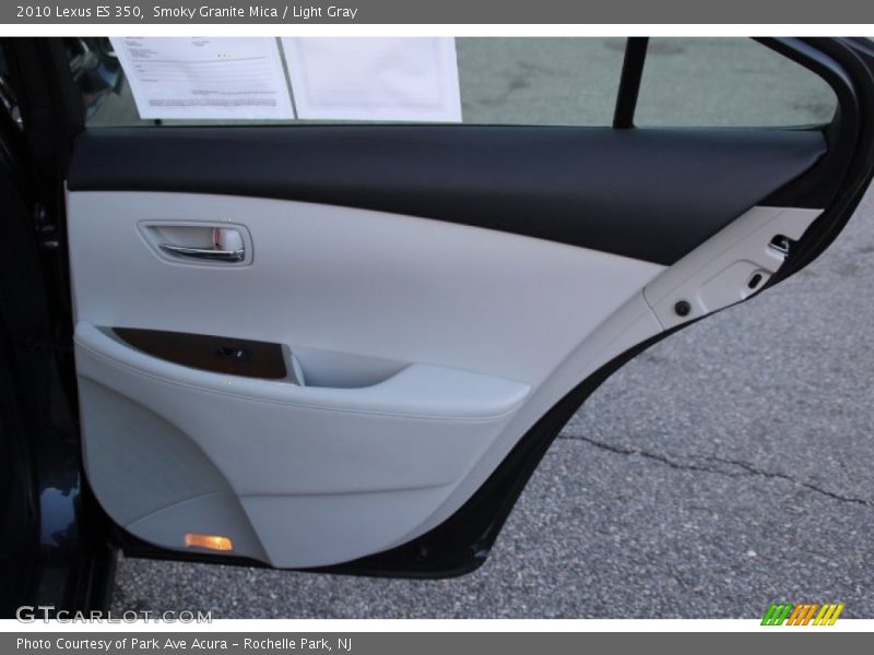 Smoky Granite Mica / Light Gray 2010 Lexus ES 350