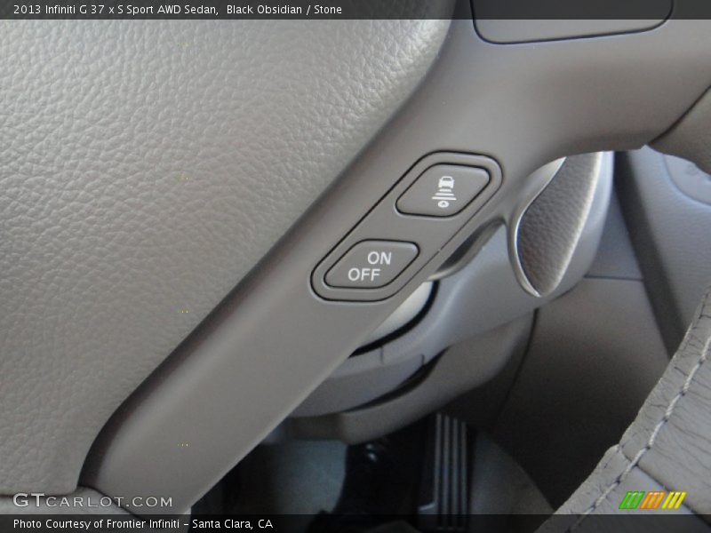 Controls of 2013 G 37 x S Sport AWD Sedan