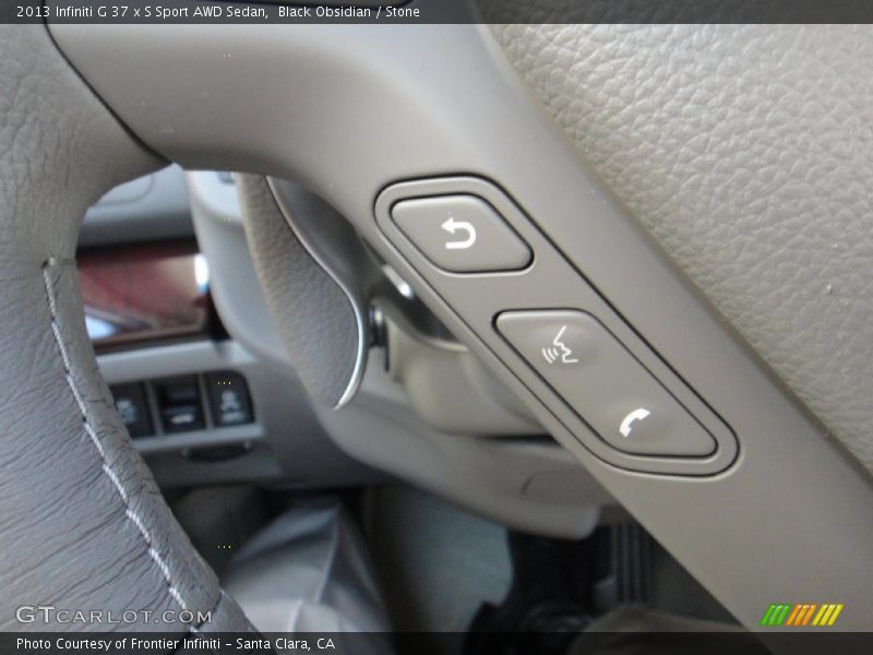 Controls of 2013 G 37 x S Sport AWD Sedan