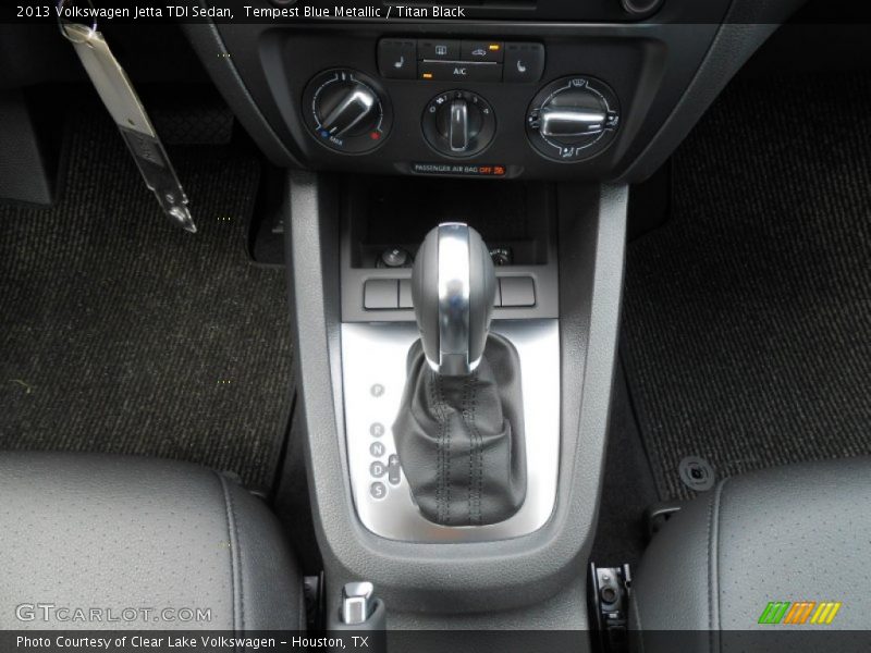 Tempest Blue Metallic / Titan Black 2013 Volkswagen Jetta TDI Sedan
