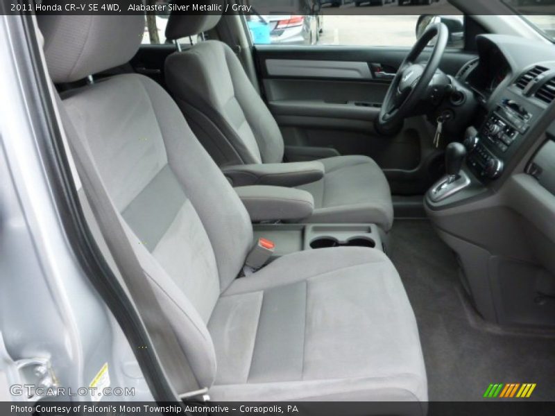 Alabaster Silver Metallic / Gray 2011 Honda CR-V SE 4WD