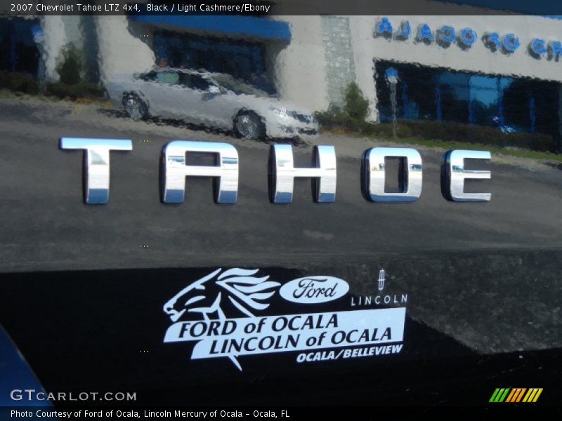 Black / Light Cashmere/Ebony 2007 Chevrolet Tahoe LTZ 4x4