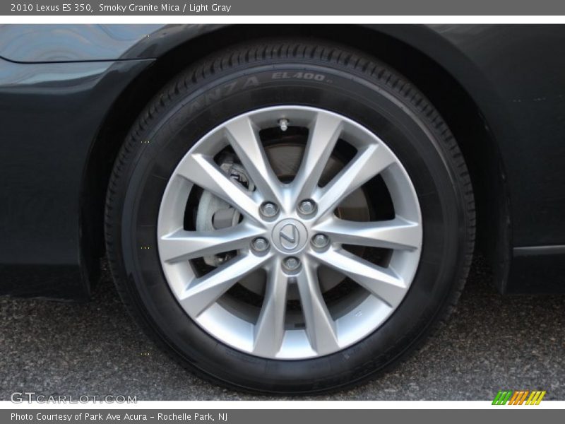 Smoky Granite Mica / Light Gray 2010 Lexus ES 350