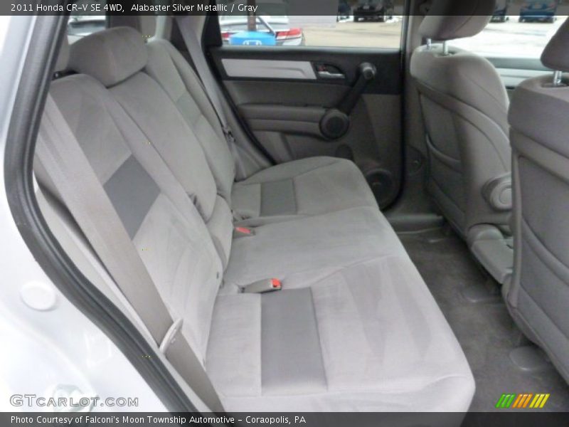 Alabaster Silver Metallic / Gray 2011 Honda CR-V SE 4WD