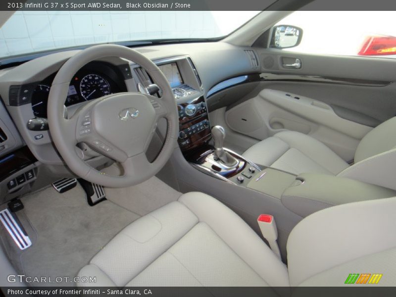  2013 G 37 x S Sport AWD Sedan Stone Interior
