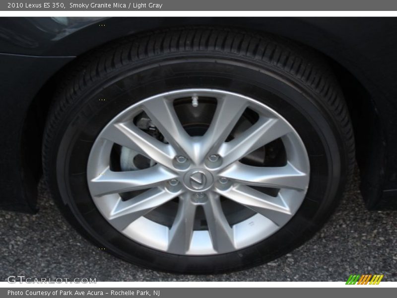 Smoky Granite Mica / Light Gray 2010 Lexus ES 350