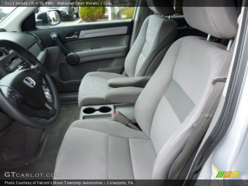 Alabaster Silver Metallic / Gray 2011 Honda CR-V SE 4WD
