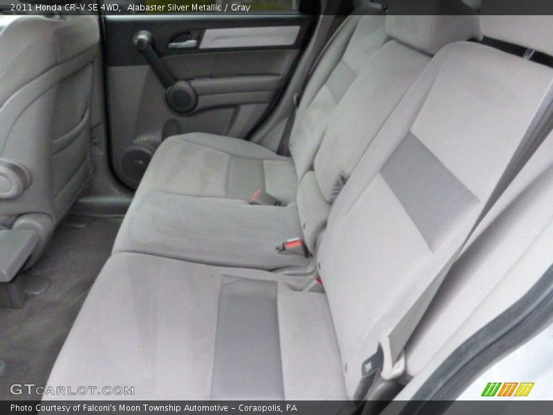 Alabaster Silver Metallic / Gray 2011 Honda CR-V SE 4WD
