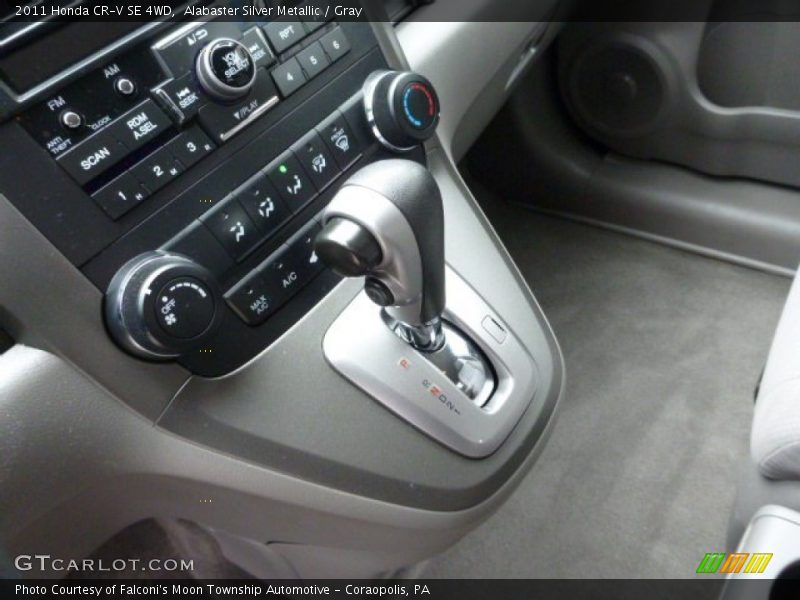 Alabaster Silver Metallic / Gray 2011 Honda CR-V SE 4WD