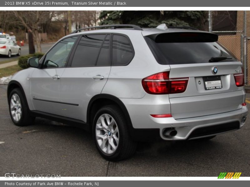 Titanium Silver Metallic / Black 2013 BMW X5 xDrive 35i Premium