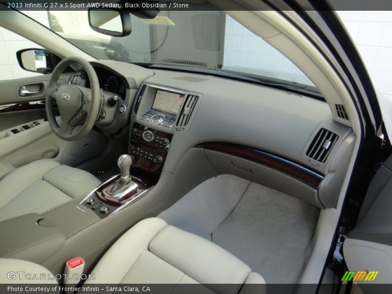 Dashboard of 2013 G 37 x S Sport AWD Sedan