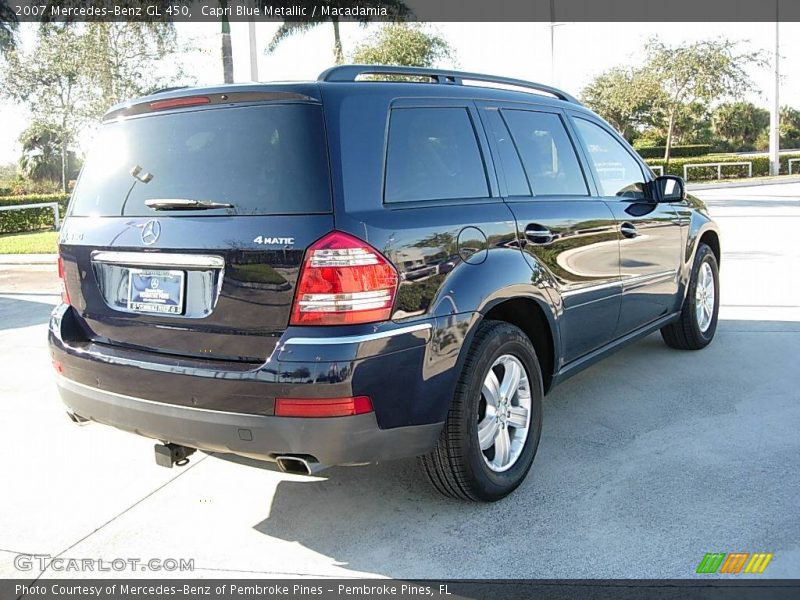 Capri Blue Metallic / Macadamia 2007 Mercedes-Benz GL 450