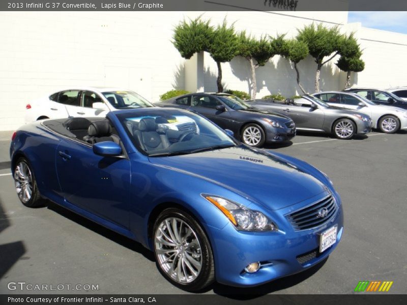 Front 3/4 View of 2013 G 37 Convertible