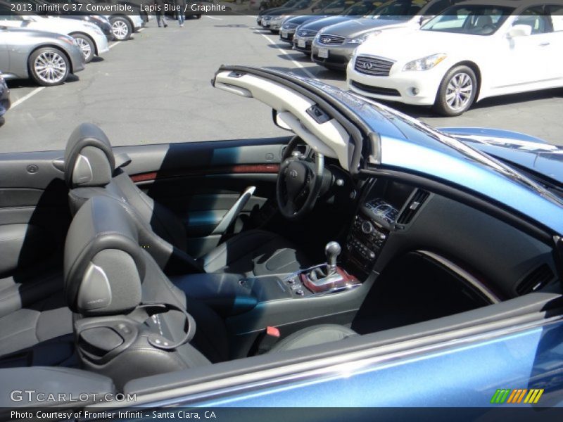 Lapis Blue / Graphite 2013 Infiniti G 37 Convertible