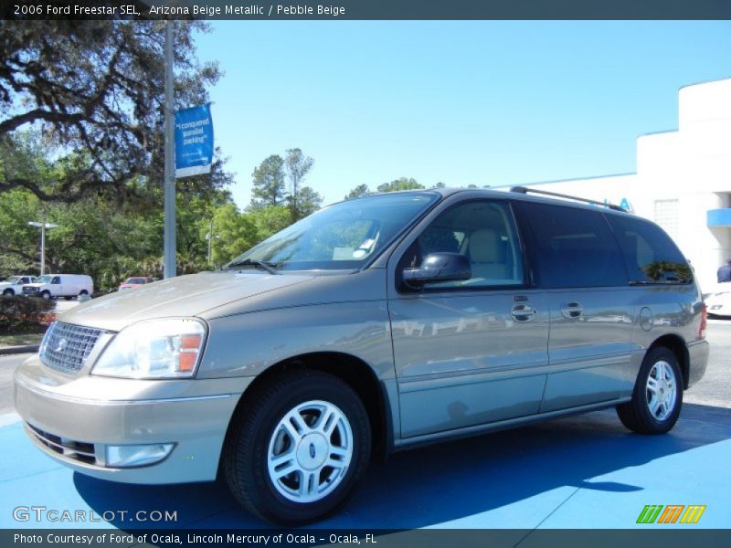 Arizona Beige Metallic / Pebble Beige 2006 Ford Freestar SEL