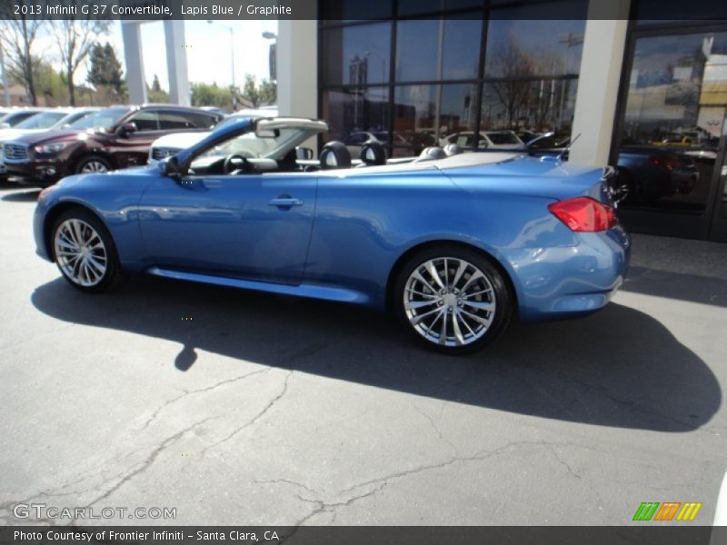 Lapis Blue / Graphite 2013 Infiniti G 37 Convertible