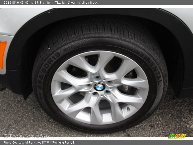 Titanium Silver Metallic / Black 2013 BMW X5 xDrive 35i Premium