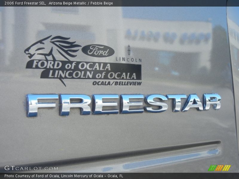 Arizona Beige Metallic / Pebble Beige 2006 Ford Freestar SEL